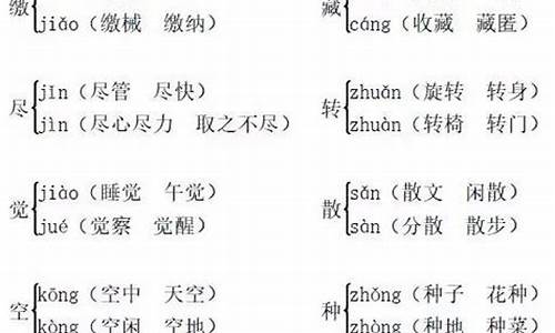 只的多音字组词_只的多音字组词组词语